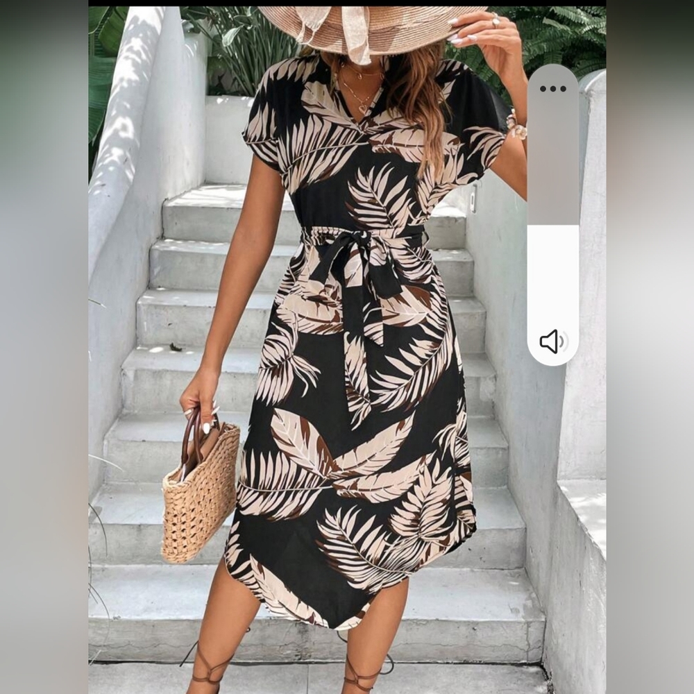 2/$20 Tropical Tunic Dress